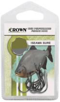 Kit 10 Anzol Pesca Sem Farpa Fisga Iseama Sure N-15 Crown