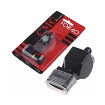 KIT 10 Apito Fox 40 Classic 115 Decibéis Profissional com Cordão KIT 10 Apito Fox 40 Classic 115 Decibéis Profissional com Cordão