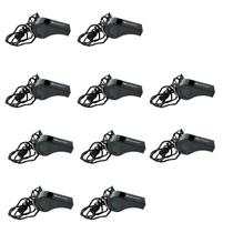 Kit 10 Apitos com Cordão Juiz Futebol Quadra Treino Escola Kit 10 Apitos com Cordão Juiz Futebol Quadra Treino Escola