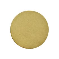 Kit 10 Aplique Decoração Parede Roda Lisa 50cm Mdf Madeira