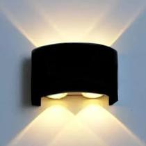 Kit 10 arandela de led 4w 3000k - 4 leds - hitec