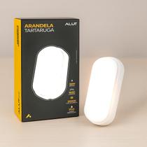 Kit 10 Arandela Led Tartaruga 20w 3000k ou 6500k Bivolt Ip65 a prova dágua Branco ou Preto Alut By Avant