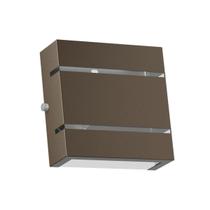 Kit 10 Arandela Slim 2 Frisos 12X12X4cm Bivolt G9 Sem Lâmpada Interna Externa Muro Parede - 103