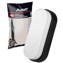 Kit 10 Arandela Tartaruga Led Preta IP65 20w Branco Frio 6500K Kit 10 Arandela Tartaruga Led Preta IP65 20w Branco Frio 6500K