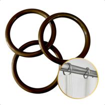 Kit 10 Argolas 28mm para Cortina de Ilhós Ouro Velho