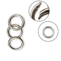 Kit 10 Argolas Chave/Mosquetão Articulada 35mm