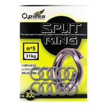 Kit 10 Argolas Split Ring Para Pesca O-Pass Em Aço Inox Kit 10 Argolas Split Ring Para Pesca O-Pass Em Aço Inox