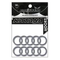Kit 10 Argolas Split Ring Para Pesca O-Pass Em Aço Inox Kit 10 Argolas Split Ring Para Pesca O-Pass Em Aço Inox