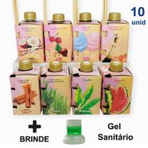 Kit 10 Aromatizador Ambiente 280ml Difusor Palito Perfumado Odorizador Marca Luz Aromas - Envio Já