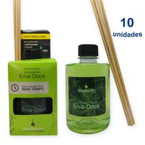 Kit 10 Aromatizador Ambiente Erva Doce Difusor Vareta 280ml Senalândia - Envio Já