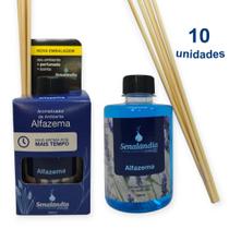 Kit 10 Aromatizador de Ambiente Alfazema Difusor Vareta 280ml Senalândia - Envio Já