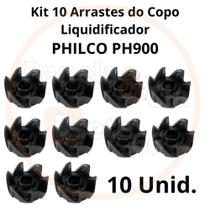 Kit 10 Arrastes do copo do Liquidificador Philco Ph900 - Britânia B1000