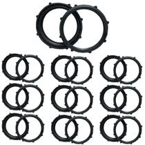Kit 10 arruela / bucha pvc 5x4 preto Kit 10 arruela / bucha pvc 5x4 preto