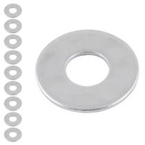 Kit 10 Arruela Lisa 1/4 De Aço 18mm Moveis Parede Madeira Metal Mecanica Reduz Atrito Kit 10 Arruela Lisa 1/4 De Aço 18mm Moveis Parede Madeira Metal Mecanica Reduz Atrito