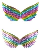 Kit 10 Asas Infantil De Anjo Unicórnio Metalizada Festas Kit 10 Asas Infantil De Anjo Unicórnio Metalizada Festas