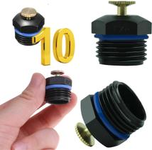 Kit 10 Aspersor Ajustável Para Jardim: Cobre 1/2, Nebulizado