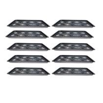 Kit 10 Assadeiras Bandeja Forno GN 8 Cavidades pra Ovos e Hambúrguer