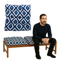 Kit 10 Assento Para Cadeira Futon 50x50cm Cores Variadas Estampadas