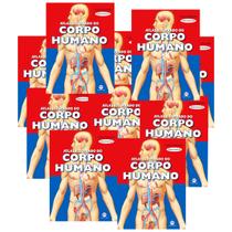 Kit 10 Atlas Corpo Humano Escolar - Ciranda Cultural Kit 10 Atlas Corpo Humano Escolar - Ciranda Cultural