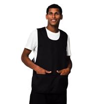 Kit 10 Avental Bata Liso Frente e Costa Oxford Preto Com 2 Bolsos Kit 10 Avental Bata Liso Frente e Costa Oxford Preto Com 2 Bolsos