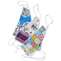 Kit 10 Avental Estampado Atacado Com Aparador Impermeavel