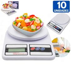 Kit 10 Balança Digital de Precisão para Cozinha ate 10kg