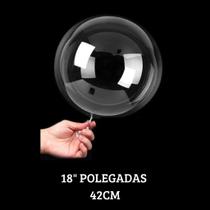 Kit 10 Balão Bubble Bolha Transparente 18 24 36 Polegadas