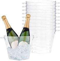 Kit 10 Baldes de Gelo 4,250L Acrílico Bebidas Casa Organizador LSC Toys