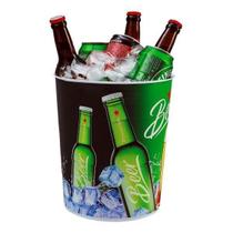 Kit 10 Baldes de Gelo Decorados Beer p/ Bebidas 7L Usual