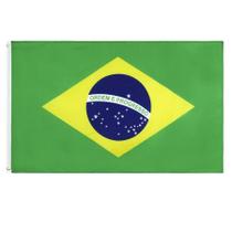 Kit 10 Bandeira Oficial Do Brasil Bandeira De 150x90Cm