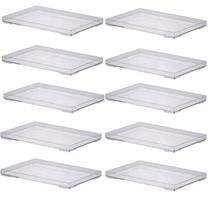 Kit 10 Bandejas Em Acrílico Cristal 25x17x2cm 1639 Paramount Kit 10 Bandejas Em Acrílico Cristal 25x17x2cm 1639 Paramount