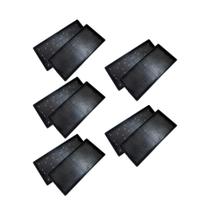 Kit 10 Bandejas Para Microverdes (5 Com Furo E 5 Sem Furo) Kit 10 Bandejas Para Microverdes (5 Com Furo E 5 Sem Furo)