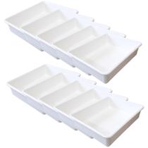 Kit 10 Bandejas Plasticas Organizadora - Plastico Resistente