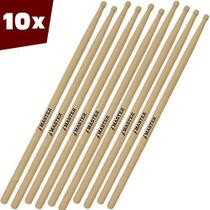 Kit 10 Baquetas Repique Para Bateria Master Mt11 Liverpool