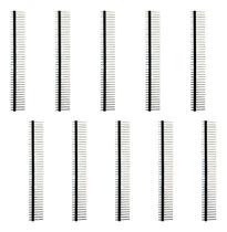 Kit 10 Barra De Pino Conector Macho 1x40x15 180 Graus 2,54mm
