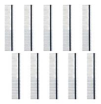 Kit 10 Barra De Pinos 1x40x20mm 2,54mm 180graus Conector Macho