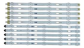 Kit 10 Barra Led Compativel Samsung Un40ku6000g Un40ku6300g
