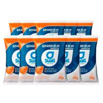 Kit 10 Barrilha Leve Elevador De Ph Mais Suall Para Piscinas Kit 10 Barrilha Leve Elevador De Ph Mais Suall Para Piscinas