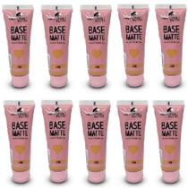 Kit 10 Base Matte Cor 03 Bege Médio 35gr - Ramona Make Up