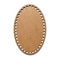 Kit 10 Base Oval 15x20 cm MDF Cru para Cesto Crochê Fio de Malha Kit 10 Base Oval 15x20 cm MDF Cru para Cesto Crochê Fio de Malha