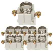 Kit 10 base para fusivel diazed 25a 250v