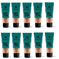 Kit 10 Base Vegana Cor 03 Bege Médio 30ml - Ramona Make Up