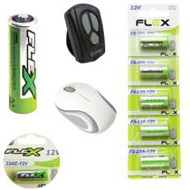 Kit 10 Bateria Cartela Pilha 23a Alcalina Controle 5 Unidade