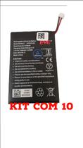 Kit 10 Bateria de Lítio Polímero Recarregável 3,7V 1250 MAH