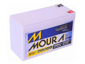 Kit 10 Baterias Gel Selada 12V 7ah - Moura No-break