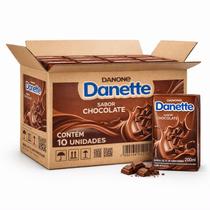 kit 10 Bebida Láctea DANETTE Chocolate 200ml