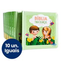 Kit 10 Bíblia para Crianças Capa Dura Almofada Todolivro