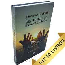 Kit 10 Bíblias Dos Evangelhos Prazer Da Palavra Edição 5 Com Os 4 Primeiros Livros Do Novo Testamento