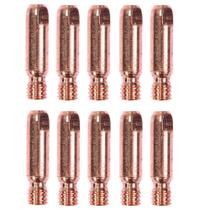 Kit 10 Bico De Contato 1,2mm x 30mm M8 Tocha Mig Consumiveis Nacional Carbon