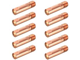 Kit - 10 Bico / Tubo De Contato Para Tocha Mig M6x25 0,6mm - Tocha 15AK / 24KD Kit - 10 Bico / Tubo De Contato Para Tocha Mig M6x25 0,6mm - Tocha 15AK / 24KD